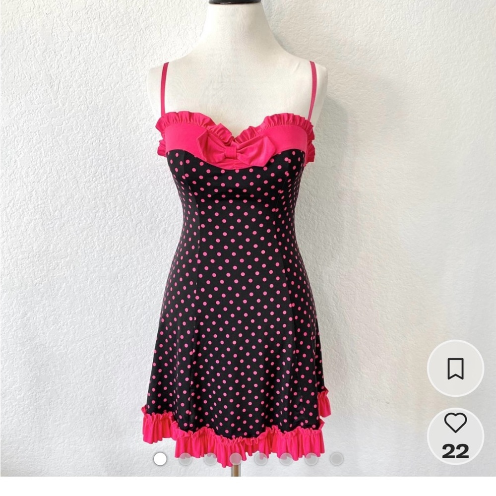 Pink Polka Dot Dress by Victorias Secret